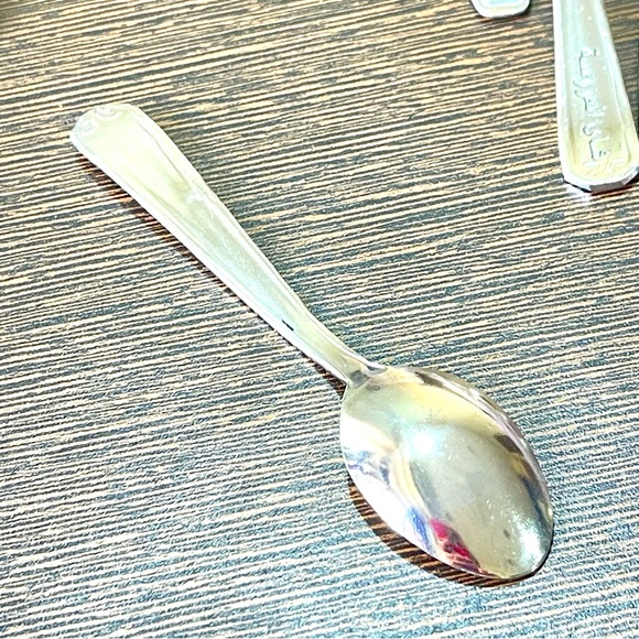 🔵Set of 12 small stainless steel Spoons & Forks - Picture 5 of 9